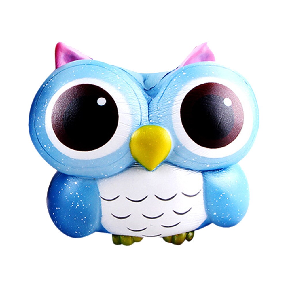 15cm Lovely Galaxy Owl Cream profumato Squish giocattoli a lenta crescita rimbalzo lento giocattolo PU pizzicando sollievo dalla pressione 2021 nuovo regalo di Chirld