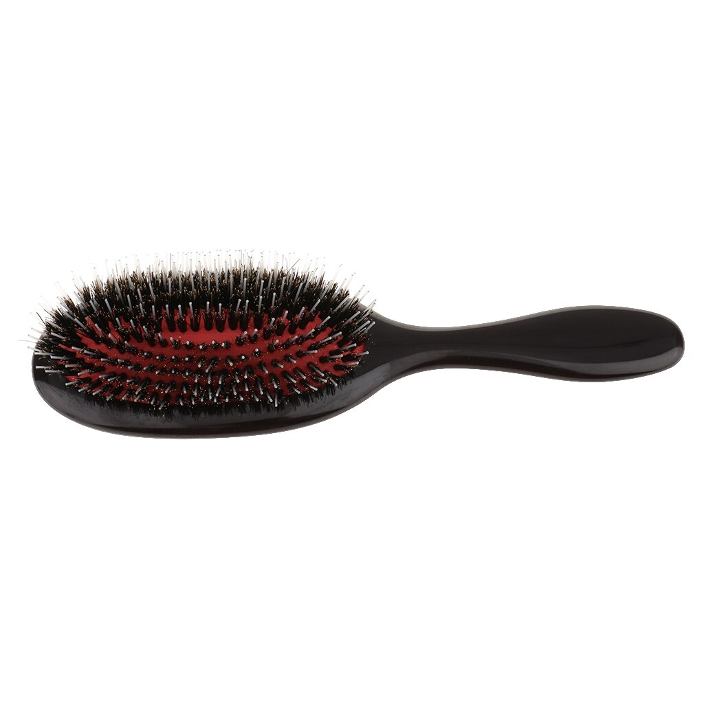 Extensión de pelo para el hogar, cepillo de peluca, cojín de peinado, herramienta de peinado, peine de espalda negro, desenredante y antiestático