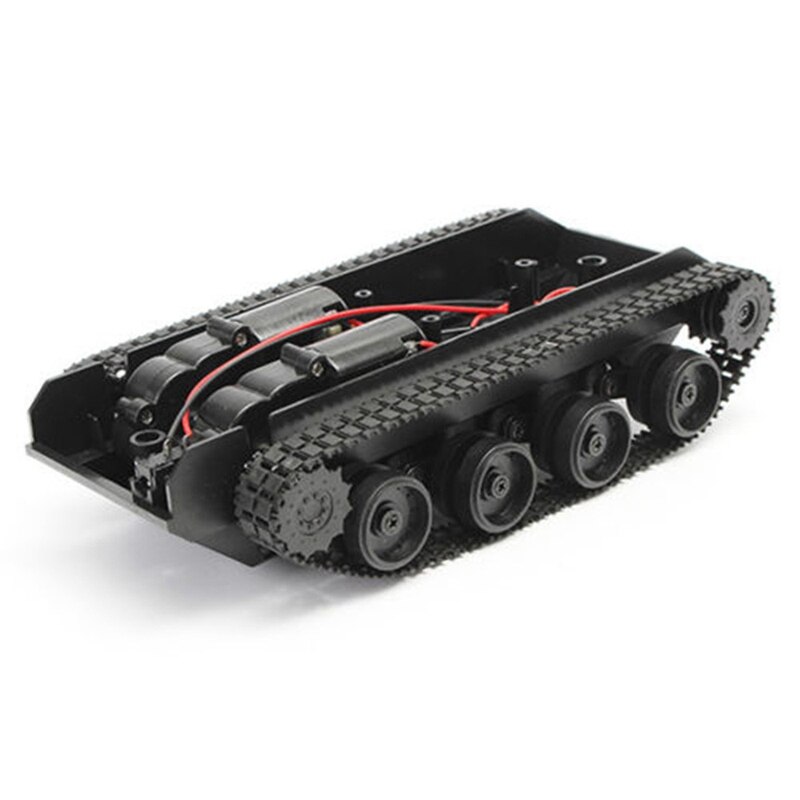 Kit de Chasis de coche de control remoto para niños, tanque inteligente, pista de goma, Motor Arduino 130, juguetes de Robot Diy: Default Title