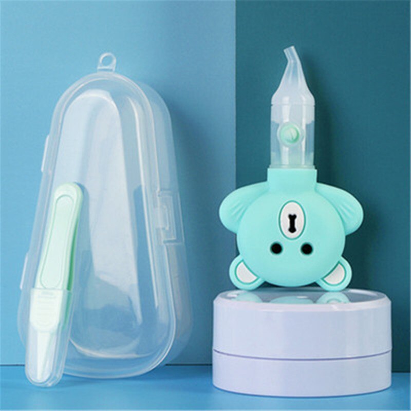 Elektrisk baby nasal aspirator næse renere sniffende udstyr sikkert hygiejnisk snot til nyfødte dreng piger: B1- manuel