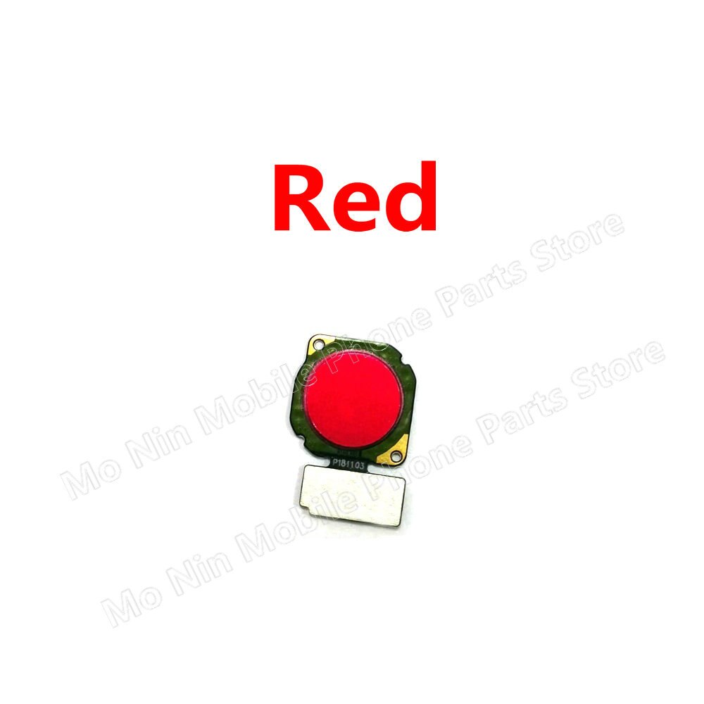 berühren Ich würde Fingerabdruck Sensor Scanner Stecker Startseite Zurück Geschmack Schlüssel biegen Kabel Für Huawei Nova 3i: rot Taste