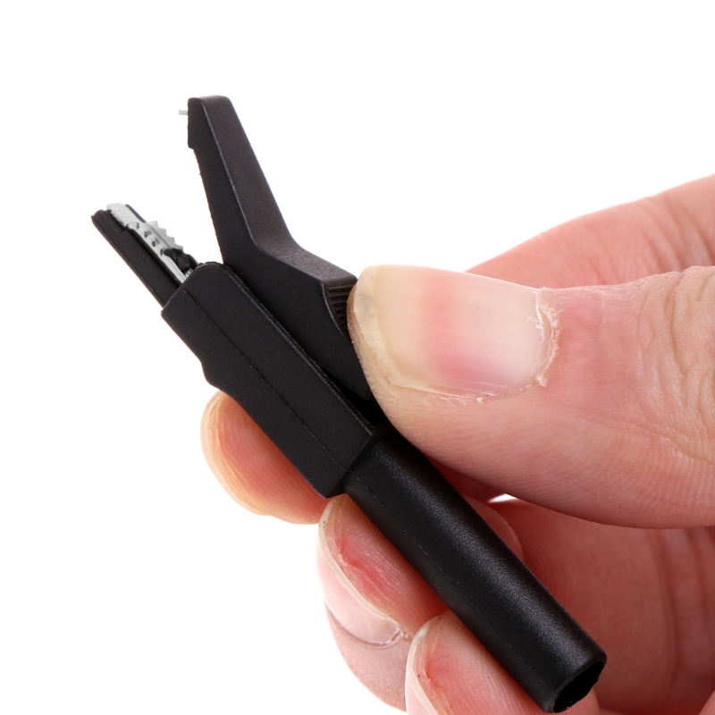 2 stuks volledig beschermende krokodillenklemmen krokodil elektrische klem voor multimeter