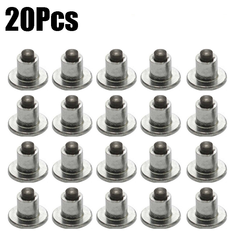 30Pcs Winter Car Wheel Tire Studs Anti-Slip Stud Universal Snow Spikes Tire Cleats for Trucks Auto Motorcycle Bike Vehicles Shoe: 20pcs