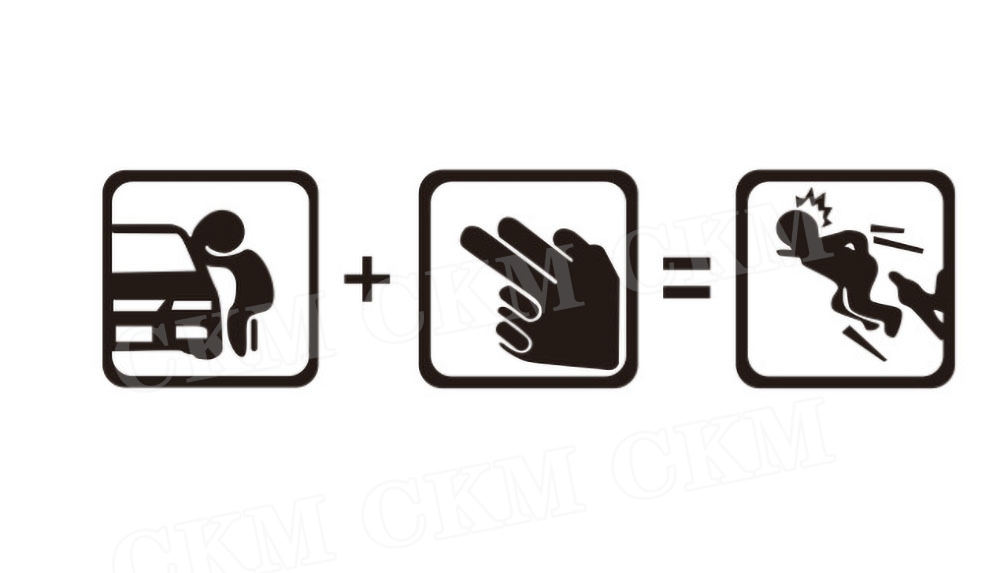 Don't Touch My Car Car Sticker Waterproof Reflective Car and Motorcycle Stickers Bumper Warning Sign Car Stickers Vinyl Decals: black