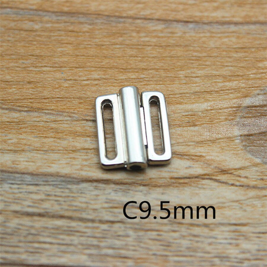 10 set legering bh klämma spännen badkläder clickers bikini front stängning spänne dekoration