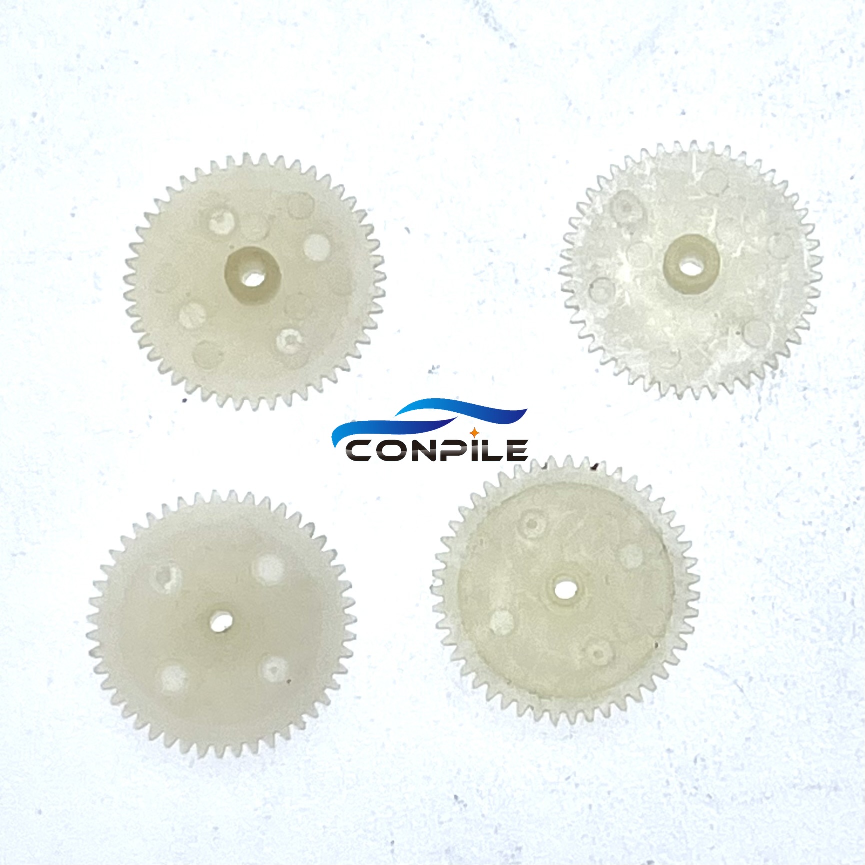 4pcs Plastic gear for cassette Deck audio for CD/VCD/DVD/LD player tape Recorder