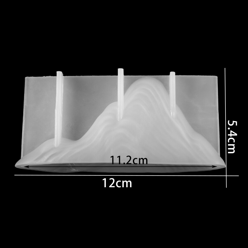 3d bergsformade kisel smycken verktyg smycken tillbehör uv hartsform gör det själv torkade blomdekorationsformar: Stil 2