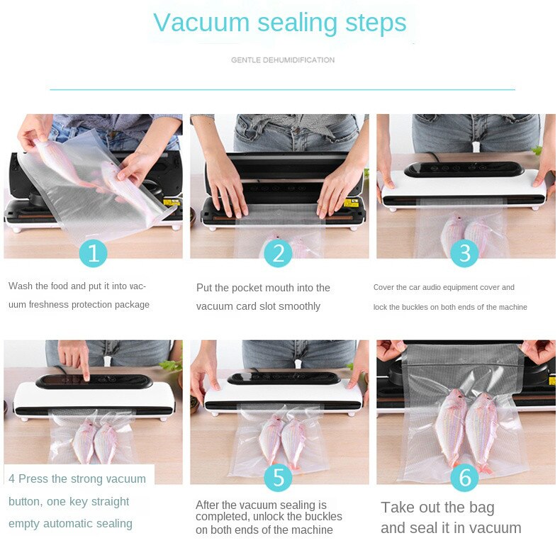 Food vacuum preservation machine meat household vacuum packaging machine plastic bag automatic plastic sealing machine