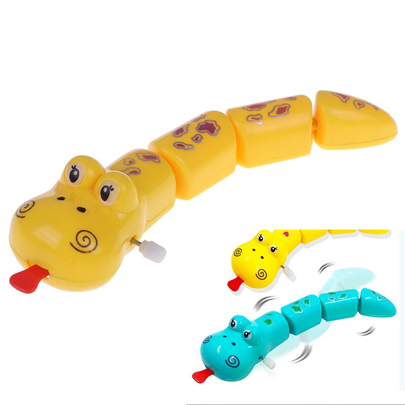 Kinderen baby grappig plastic slangvormig uurwerk opwindbaar feest speelgoed baby
