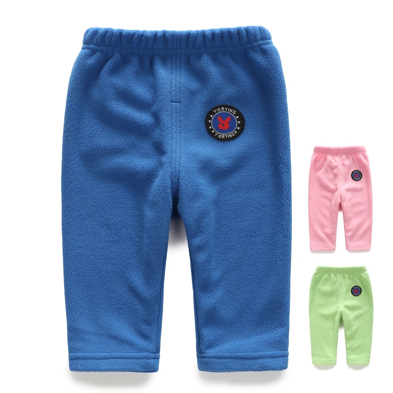 Pantalon en coton pour -né, tricoté, pour garçon et fille, Leggings molletonnés, taille élastique, pp, DK18