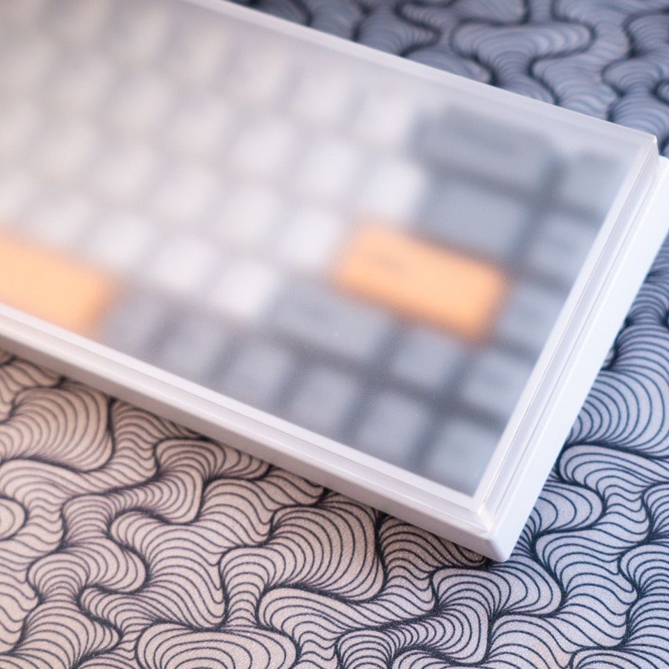 Mechanische Tastatur, mattierter Staubschutz, Acryl-Luftabdeckung für 60/61/64/68/80/84/87/96/104/108 Schlüssel, Staubschutz für mechanische Tastatur