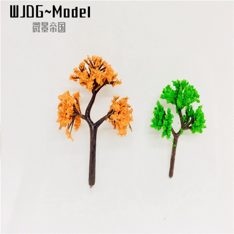 wiking7.5cm artificial Plastic model trees Architecture ABS plastic for railroad model train layoutGarden street trees100pcs