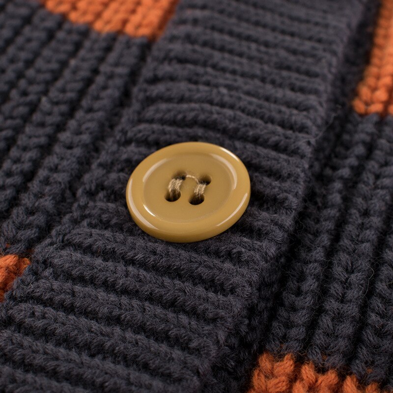 Pull à rayures pour bébé garçon, pull en coton tricoté, décontracté et ample pour enfant en bas âge, vêtements d'automne et d'hiver