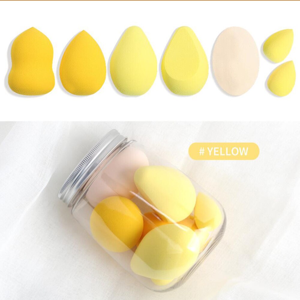 Makeup Sponge Beauty Blender Bombs Cosmetics Waterdrop Blending Tools For Liquid Cream Foundation Sponge for Makeup 1/4/7pcs: HZP-01