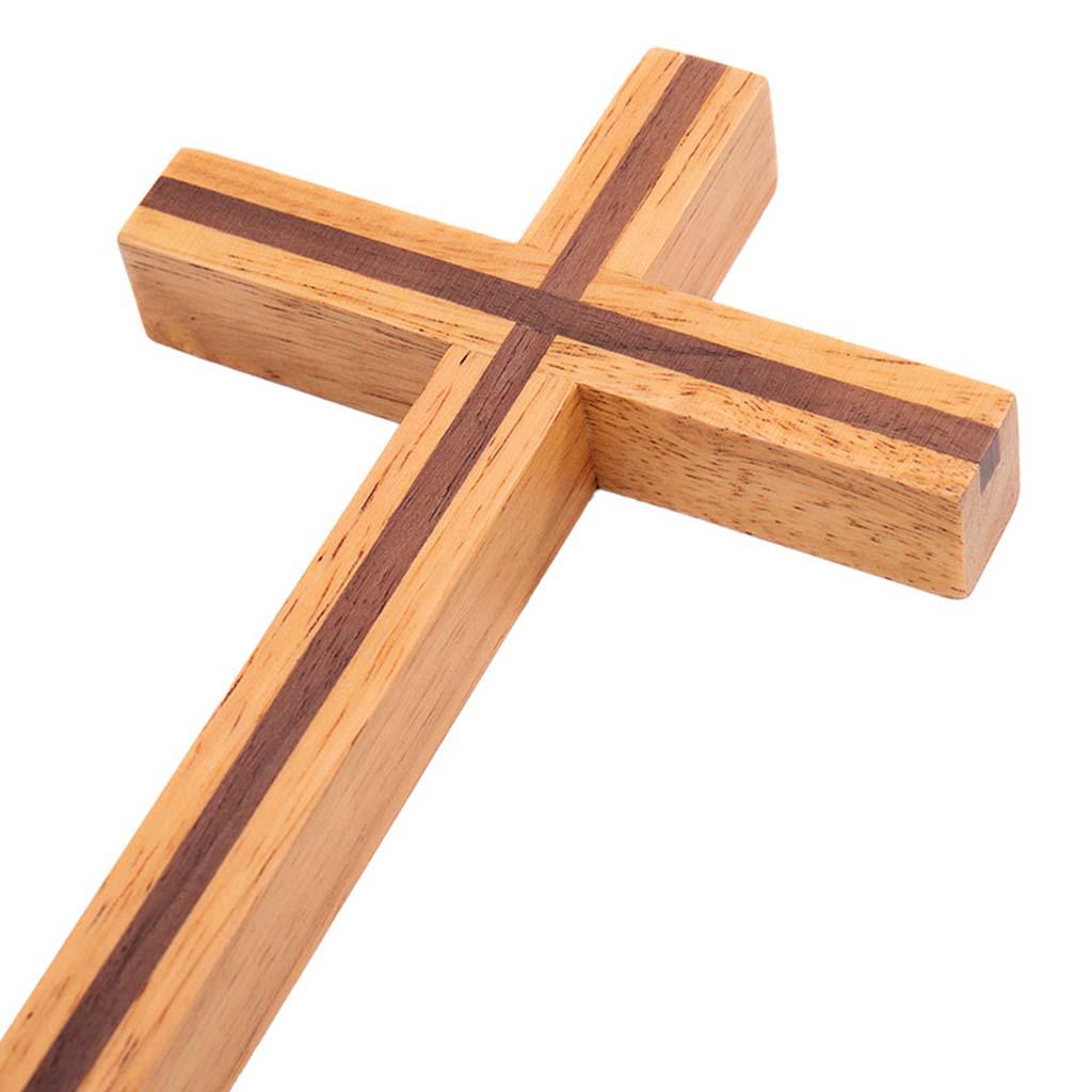 Hout Cross Jesus Muur Opknoping Kruisbeeld Christmas Collection Decoratie