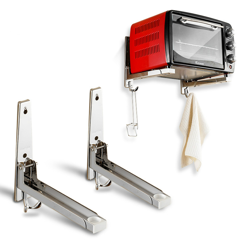 Magnetron Rek Muur Gemonteerde Keuken 304 Rvs Magnetron Rack Sub Bracket Hanger Beugel Lu5035