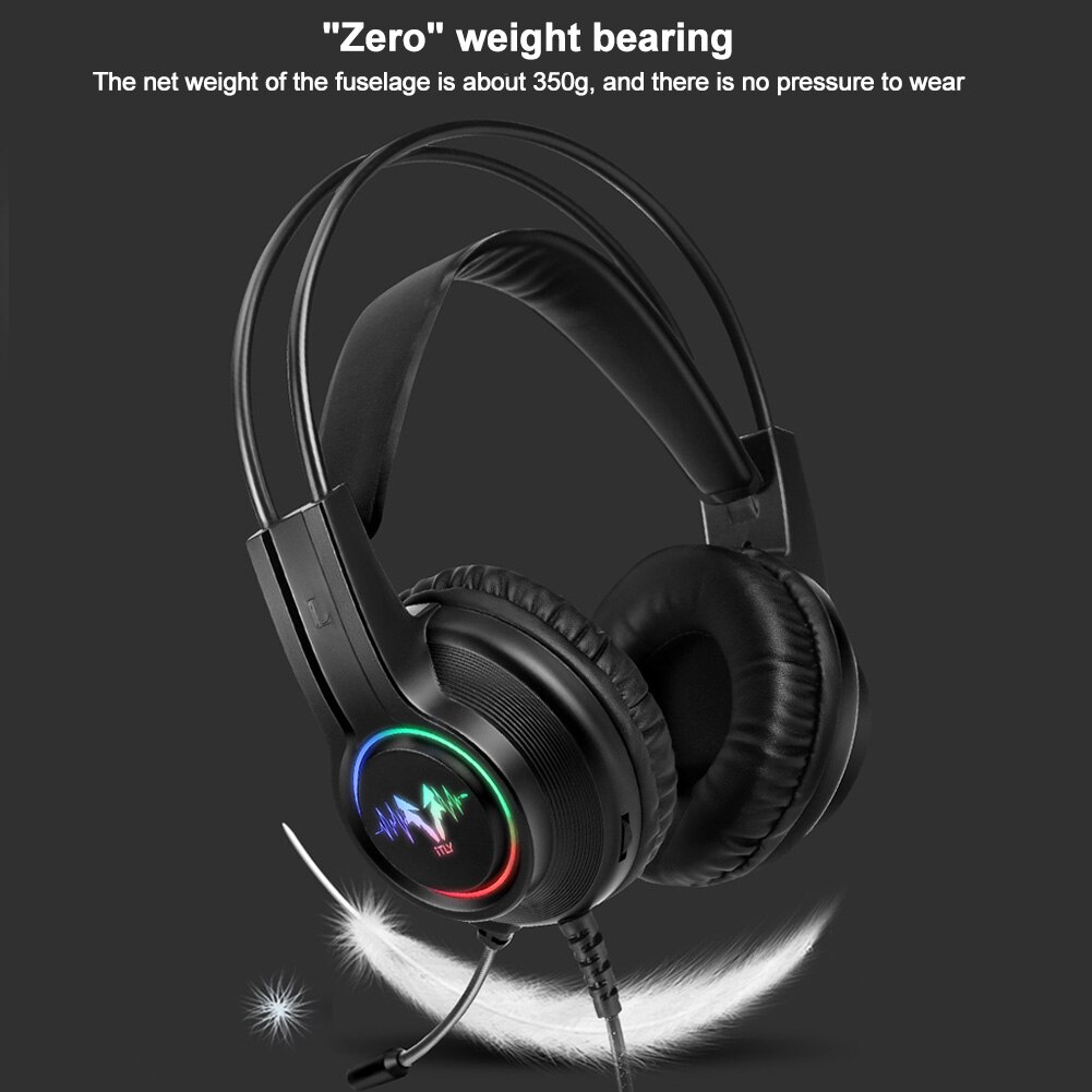 Gaming headset met ruisonderdrukkende microfoon