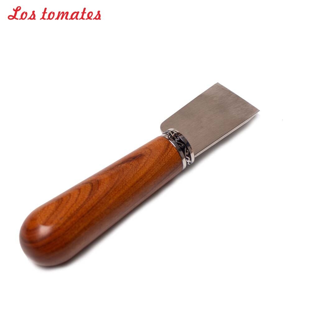 Sharp Leather Skiving Knife Cutting Knife Tools DIY Leather Craft Safety Leather Cutting Knife with Wooden Handle DIY Tool