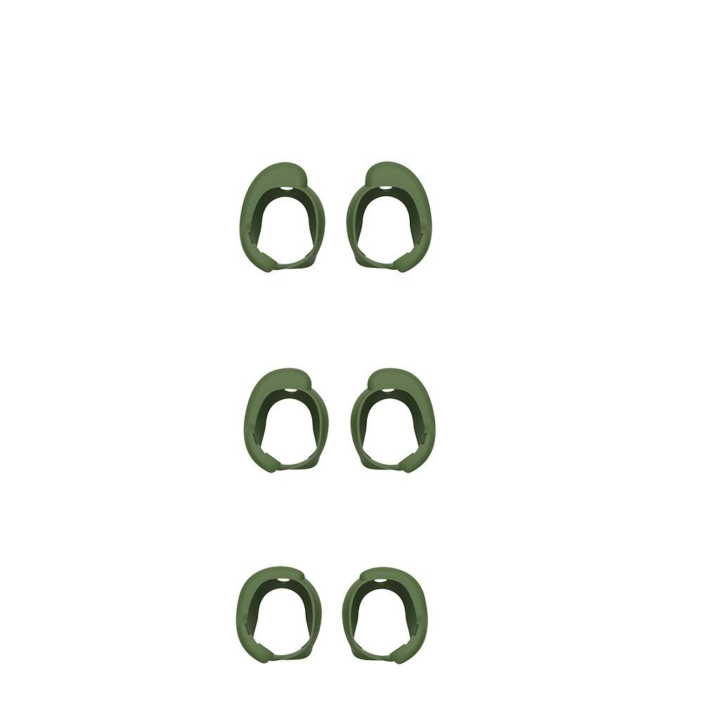 3 par silikon øreproppedeksel erstatning støvtette ørehetter øreproppdeksel til bose quietcomfort earbuds ii / ultra ørepropper: Korall