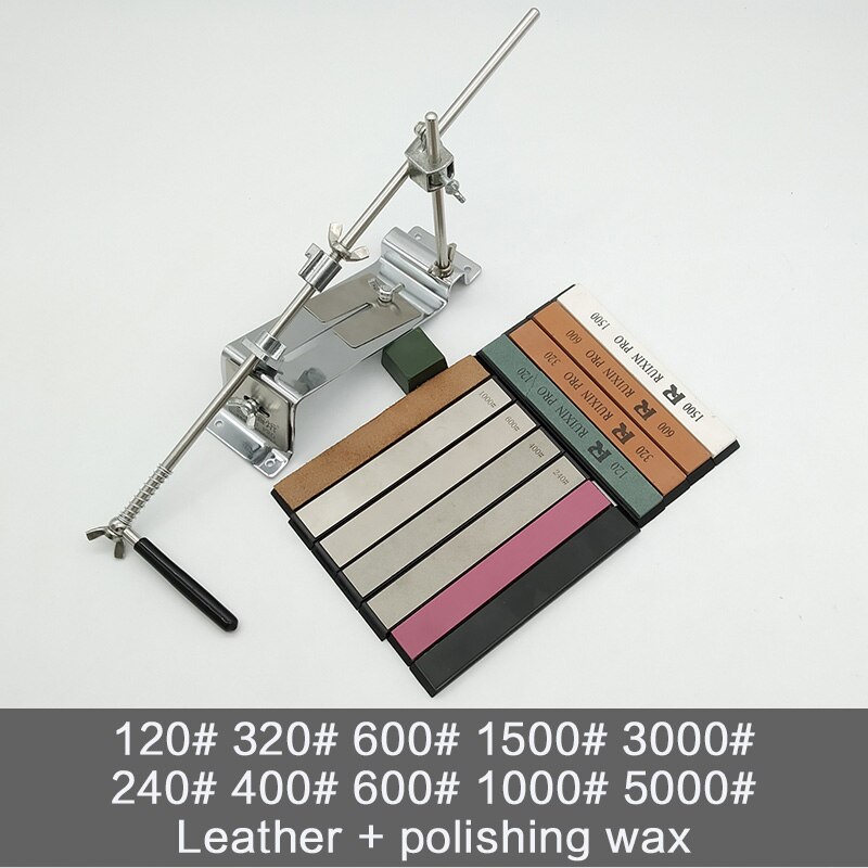 Ruixin pro-Afilador de acero inoxidable con piedra de diamante, herramienta de pulido para cuchillos y accesorios de cocina: sharpener(12 stones)