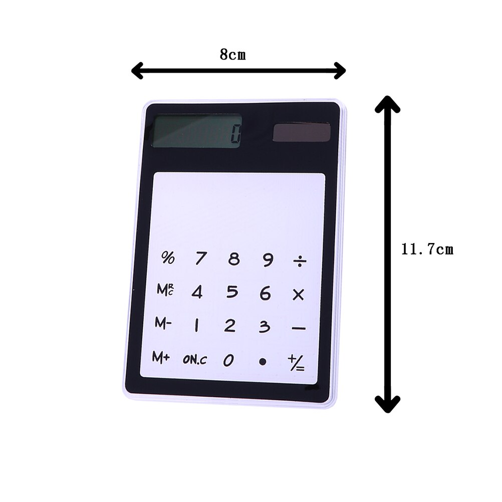 2Pcs Mini Calculator Solar Energy Calculator Accounting Calculator Basic Calculator