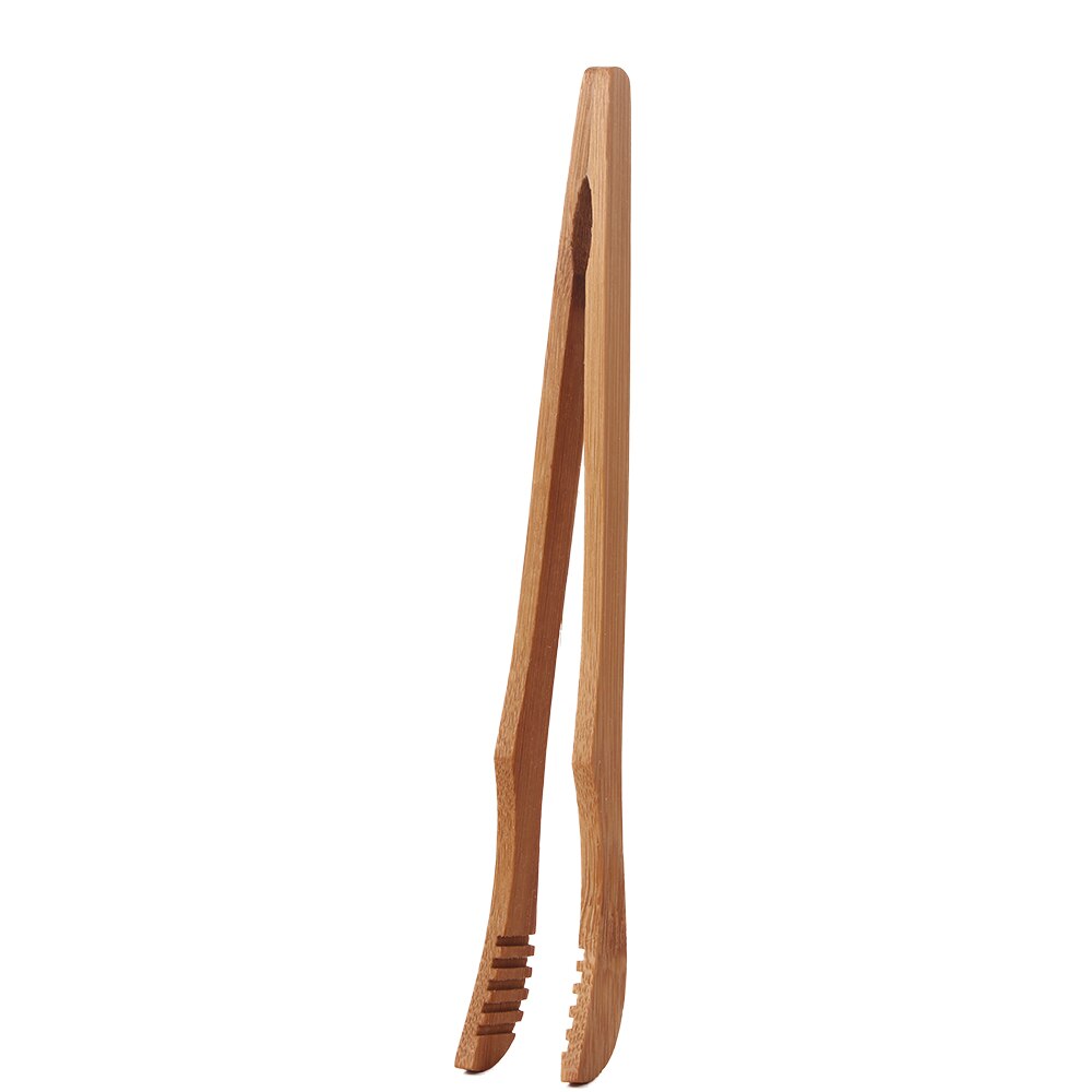 Fleck Brot Bambus Klemme wiederverwendbare Küche Tee Pinzette Greifer Lebensmittel Zange Toast Clip: dunkel khaki