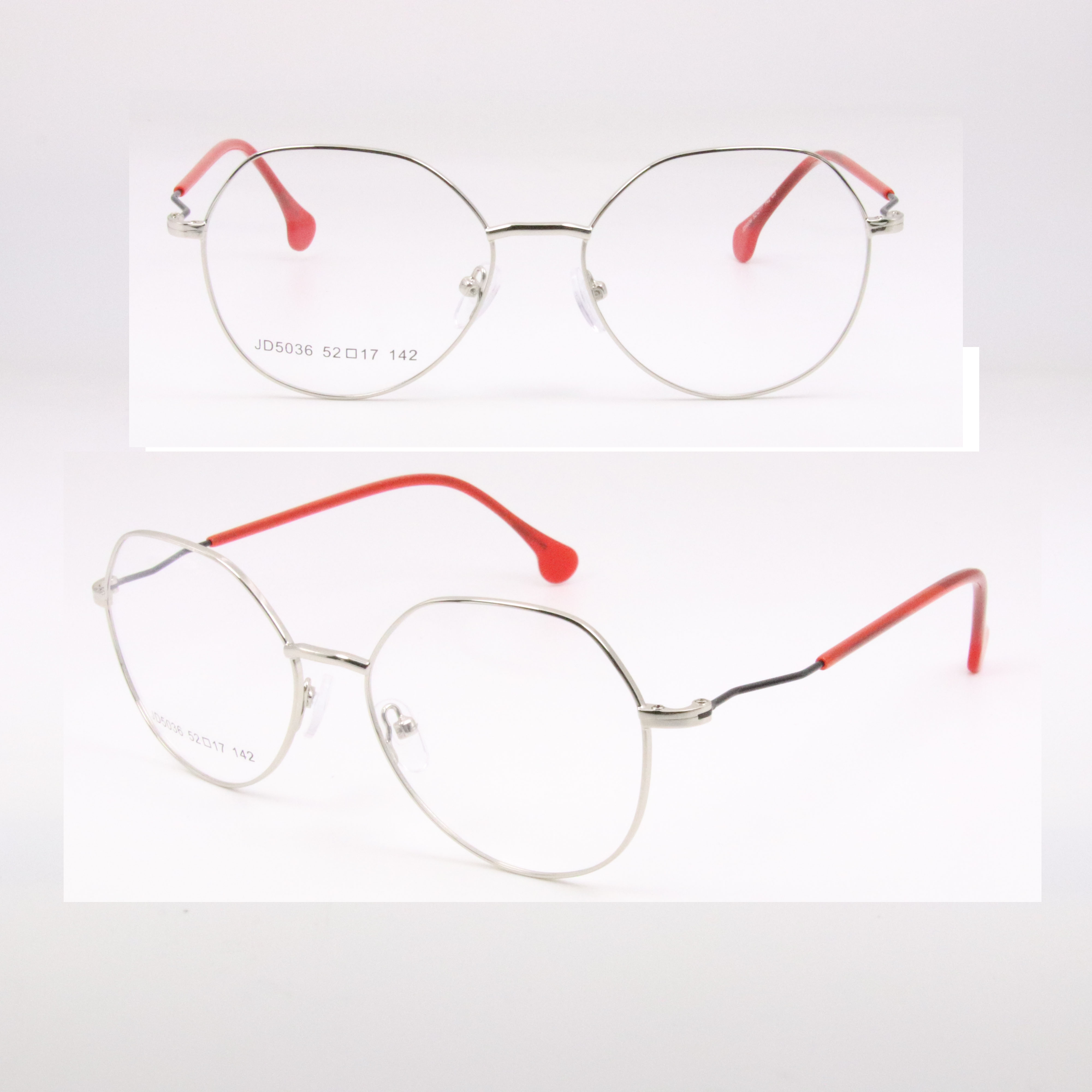 Irrectangle brillerammer i stil metalbriller  jd5036: C3