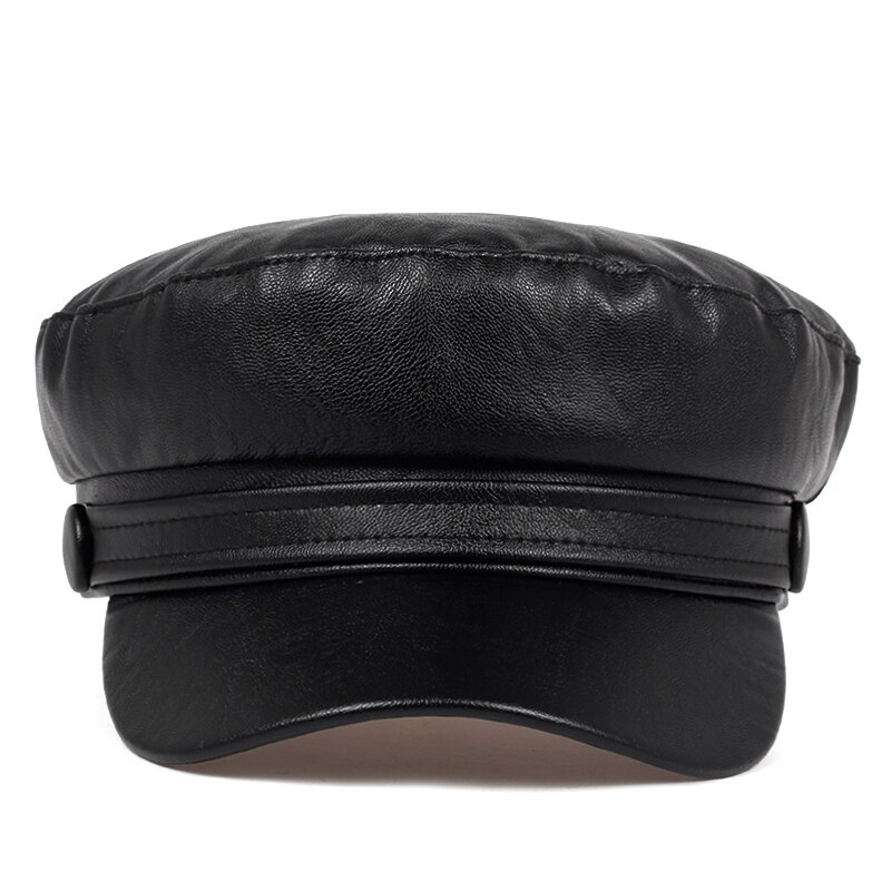 Koreansk læder baret dame hat super brand vilde hatte udendørs fritid kasketter hat