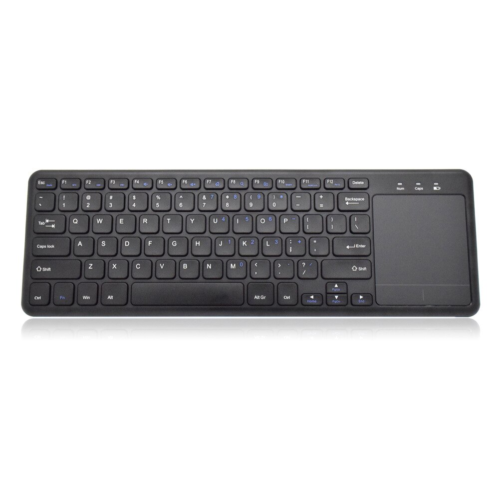 2.4g trådløse tastaturer med pekeplate, ultratynt kontortastatur og bærbare mus, trådløst tastatur og mus datamaskintilbehør: misligholde tittel