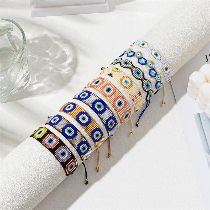 Bluestar Turkish Boze Oog Armband Voor Vrouwen Mannen Gelukkig Gevlochten String Mode Boho Armband Paar Vriendschap Wens Cadeau Sieraden