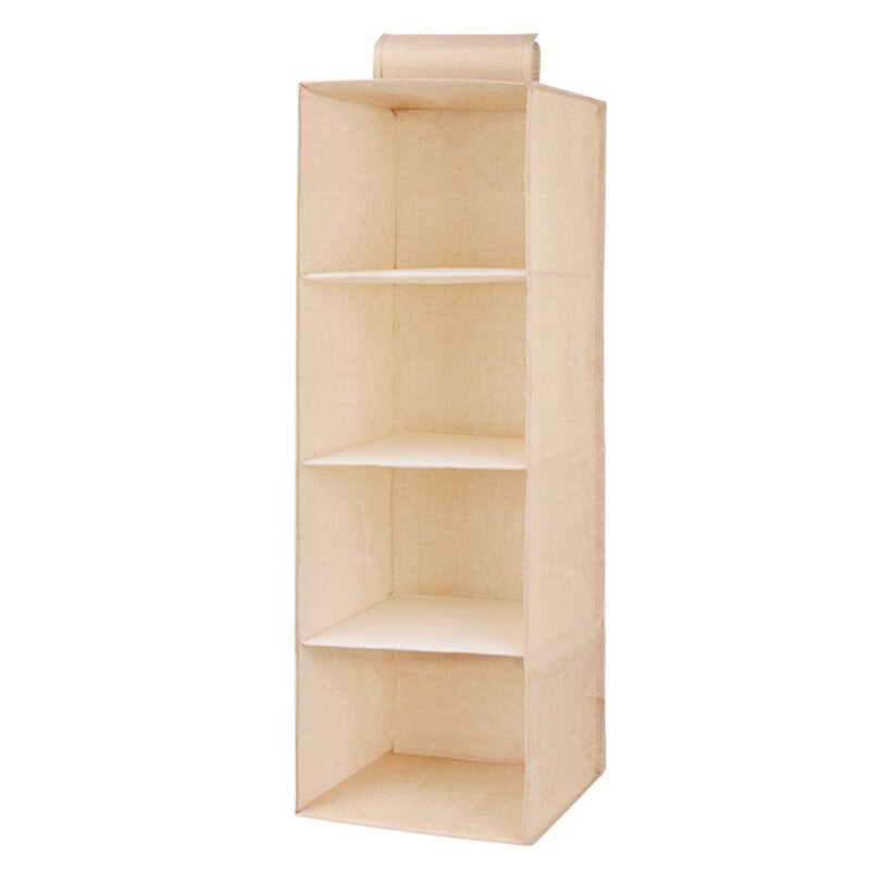 Closet Cabinet Cotton and linen Organizer Hanging Pocket Clothes Storage Clothing Home Organization Accessories Supplies