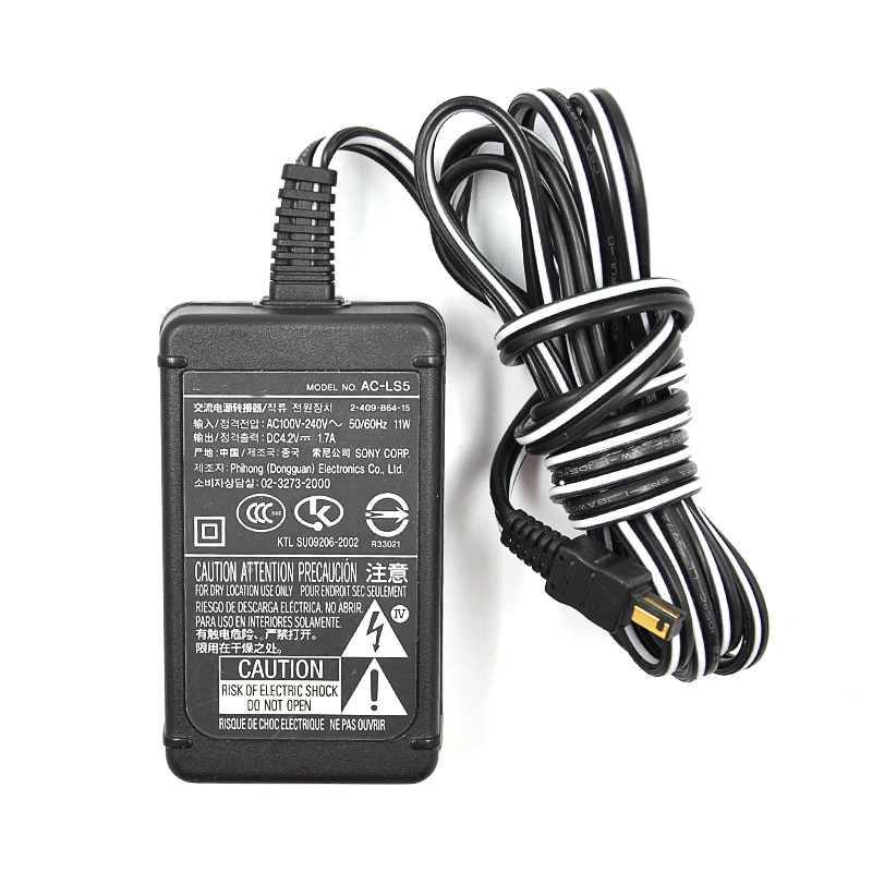 Used 4.2V 1.7A AC Adapter Charger Power Supply For Sony DSC-N2 DSC-P8 DSC-P10 DSC-P100 DSC-P150 DSC-P200 DSC-S750 DSC-S780