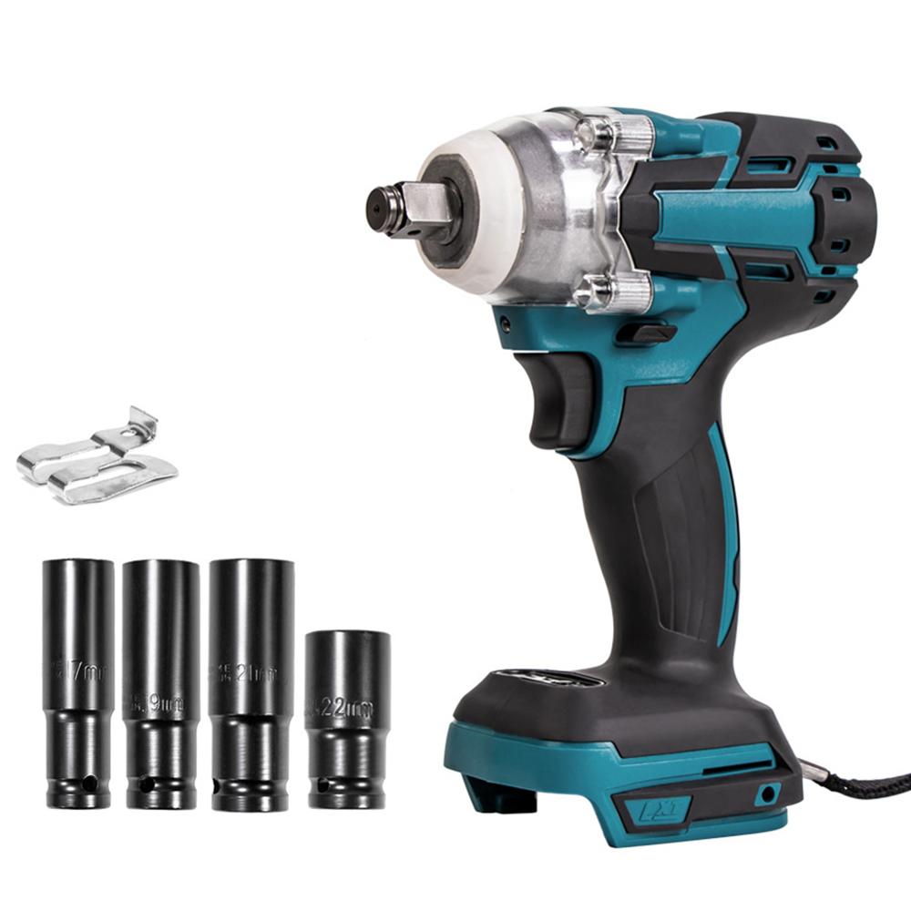 18V 3 In 1 Electric Cordless Impact Drill 13mm 2-Speed Rechargable Electric Screwdriver Drill Li-Ion Battery For Makita Battery: Power Drill and Kit
