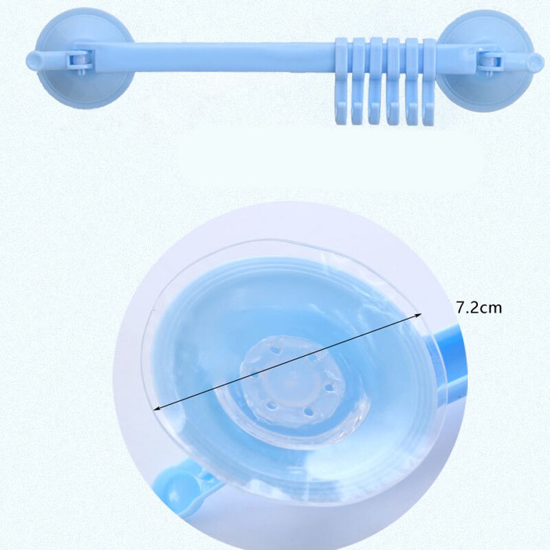 Verstelbare Haak Rack Dubbele Zuignap Handdoekenrek Keuken Opknoping Rack Haak Houders Slot Type Sucker Haak Badkamer Handdoekenrek