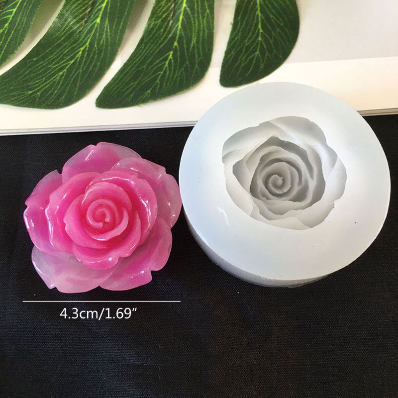 Moldes de silicona flor de loto para manualidades, accesorios de resina de Camelia, peonía, Margarita, herramientas de fabricación de Moldes de resina epoxi,