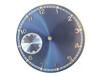 37mm klockur passar eta 6497 mars -g 3600 rörelse: Blå