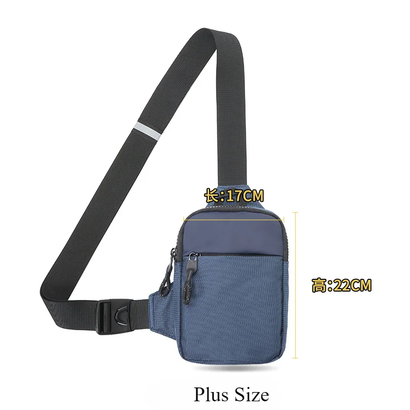 Heren Reis Sling Tas Borst Kleine Canvas Schouder Crossbody Tassen Mini Doek Taille Packs Sport Cross Telefoon Anti-Diefstal Handtas: Ivoor