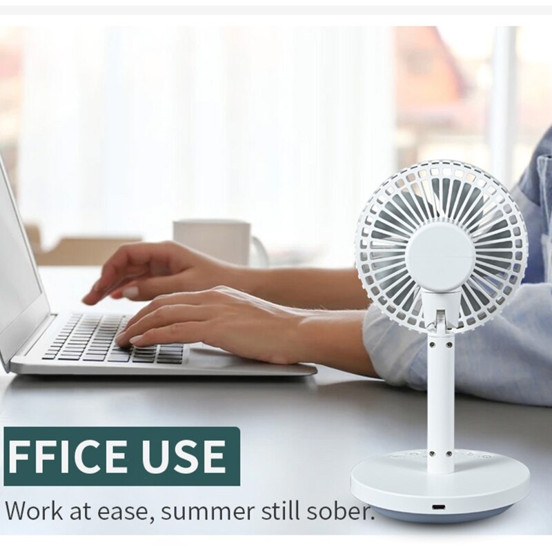 6 Adjustable Speed Oscillating Fan Household Mini Desktop Cooling Fan Summer Home Office Temperature Decreasing Fan