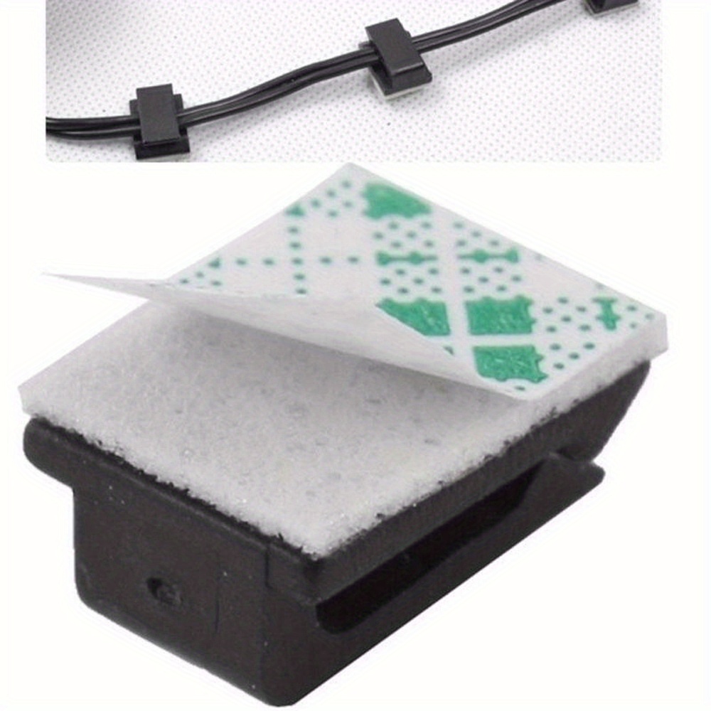 10Pcs/Set Car Wire Management Harness - Self-Adhesive Clamp