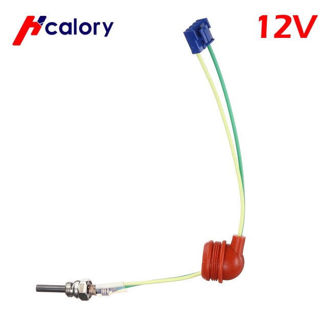 HCalory 12V Glow Pin Glow Plug for Car Truck Bus Caravan Boat 5-8KW Air Diesel Parking Heater Heating Wire Glow Plug: 12V