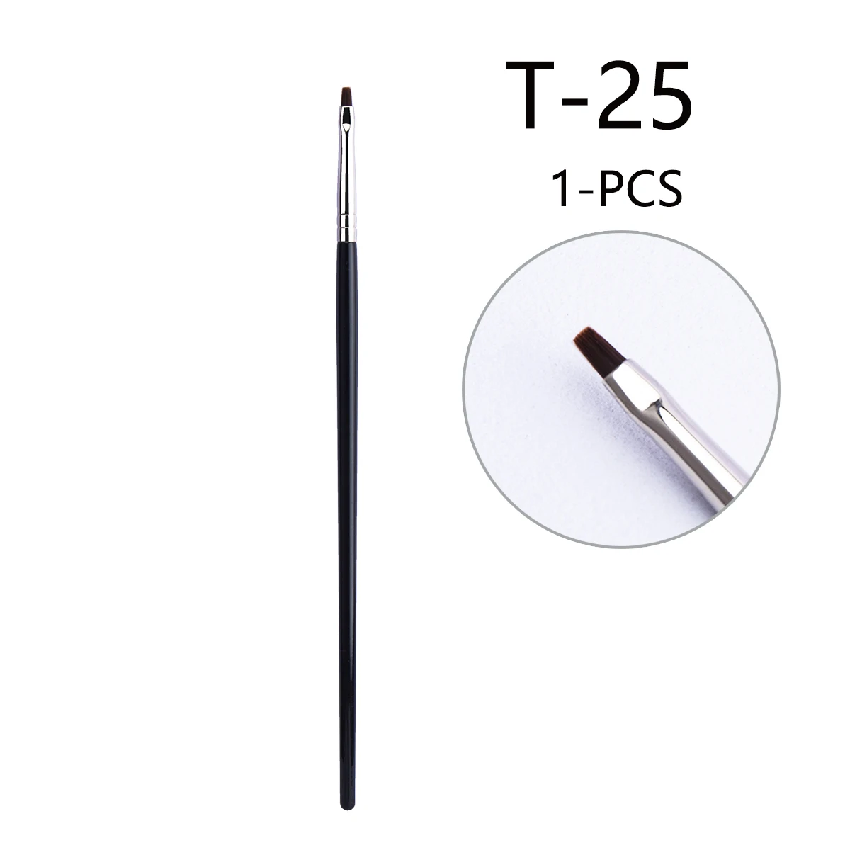 T22 Feiner Eyeliner-machen-hoch-Pinsel, flüssiger Gel-Eyeliner-Pinsel, präziser dünner langer Eyeliner-Pinsel, professionelles Eyeliner-machen-hoch-Werkzeug