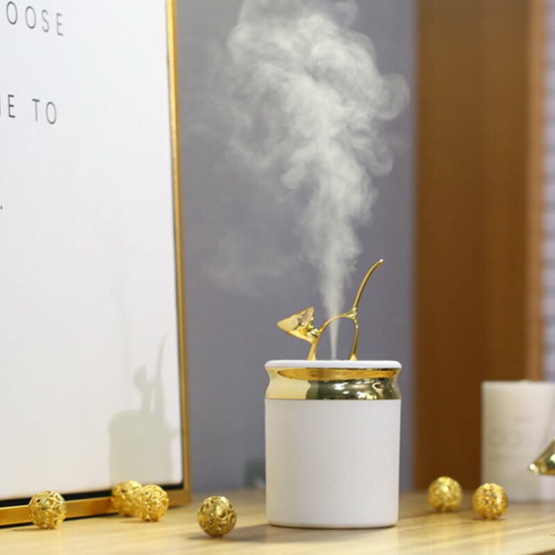 Kitten Humidifier Mini Q Cat humidifiers Led Night Light USB Essential Oil Aroma Diffuser Fogger Car Air freshener