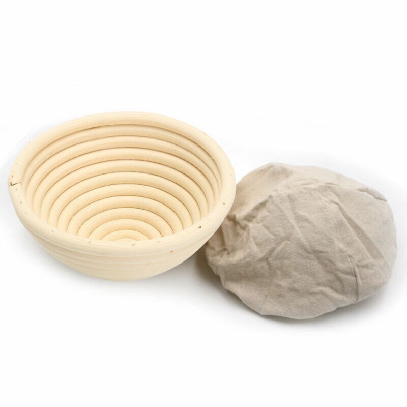 Oval/round/triangular bread fermentation basket with bottom cloth, bread dough fermentation basket, baking accessories: 13X6cm