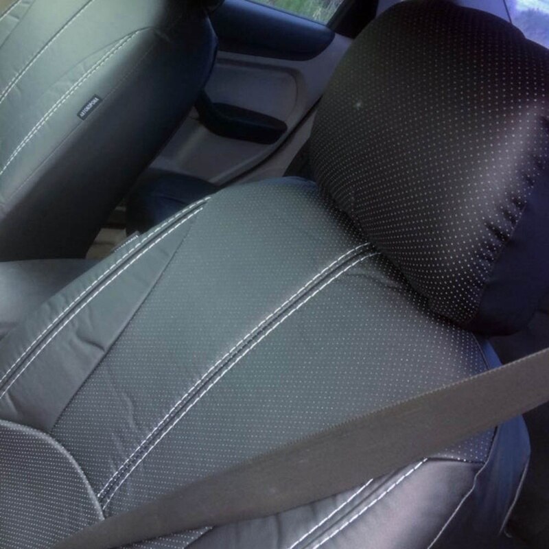Auto PU Lederen Voor Achter Stoelhoezen Terug Emmer Auto Bekleding Auto Interieur Auto Seat Protector Cover