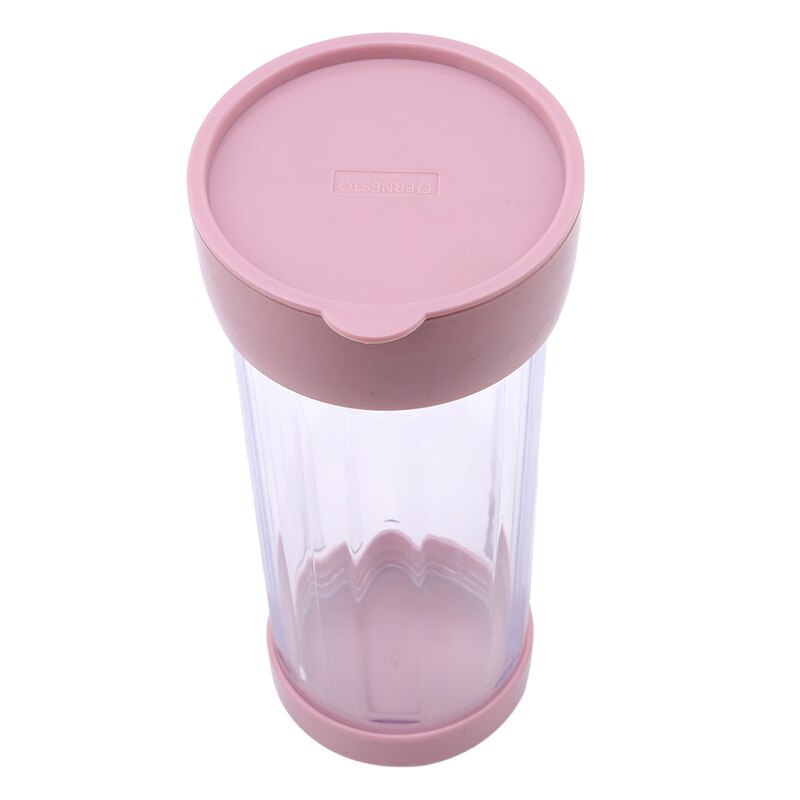 Distributeur de sucre glace en plastique avec couvercle, chocolat, café, poudre de cacao, tamis à mailles en acier inoxydable,