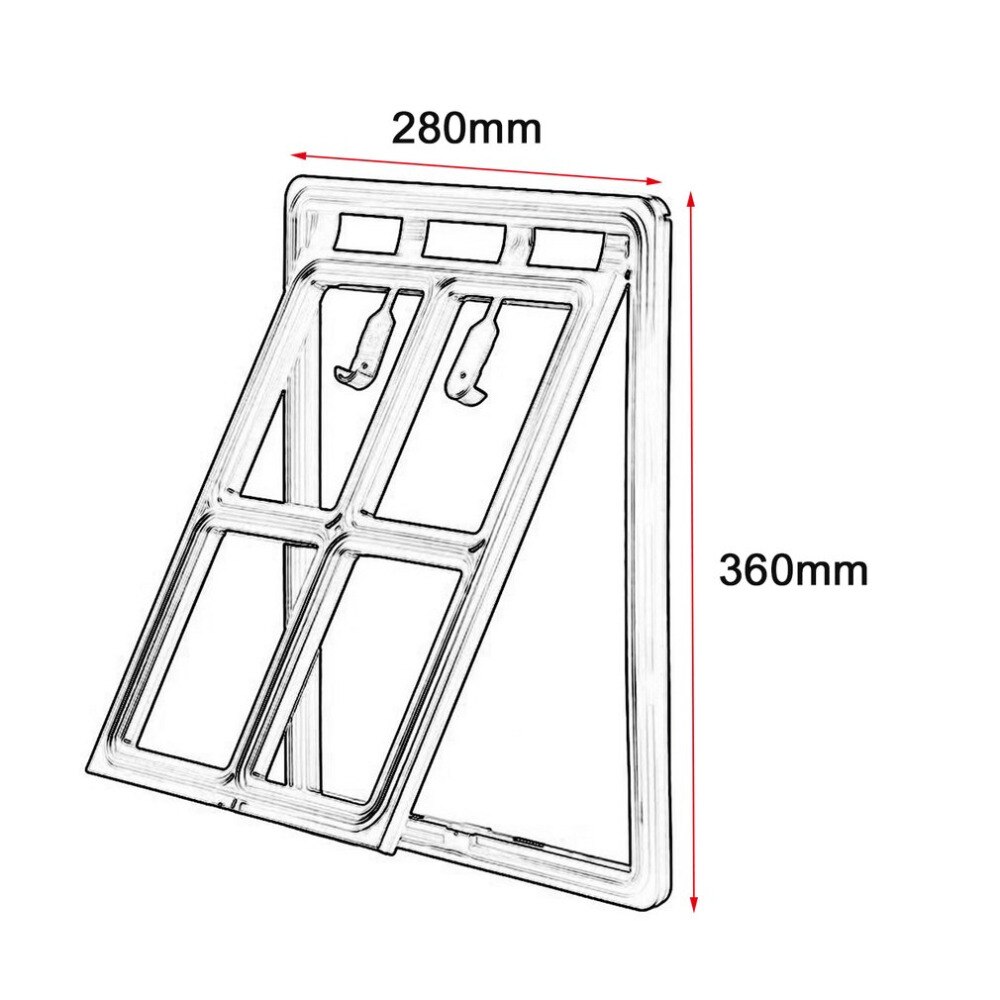 Perro y gato puertas puerta con cerradura forma perro gato magnético puerta abatible para mamparas Anti-mosquito, suministros para mascotas