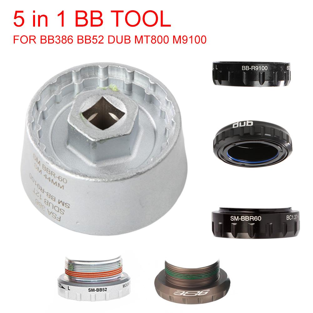 5 in 1 kestävä keskiön kuppi työkalu shimano  bb9000 bbr 60 dub bsa 30 fsa 386