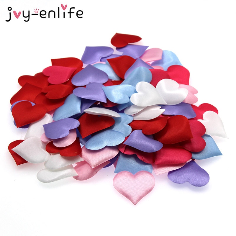 100pcs Romantische Spons Hartvormige Gooien Confetti Voor Bruiloft Bed Hart Bloemblaadjes Valentijn Bruiloft Decoratie Feestartikelen