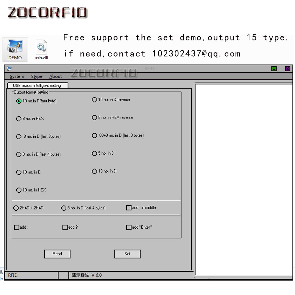 15 arten ausgang TK/EM4100 125KHz RFID Reader USB Proximity Sensor Smart Card Reader keine stick ausgabe gerät USB KBW port