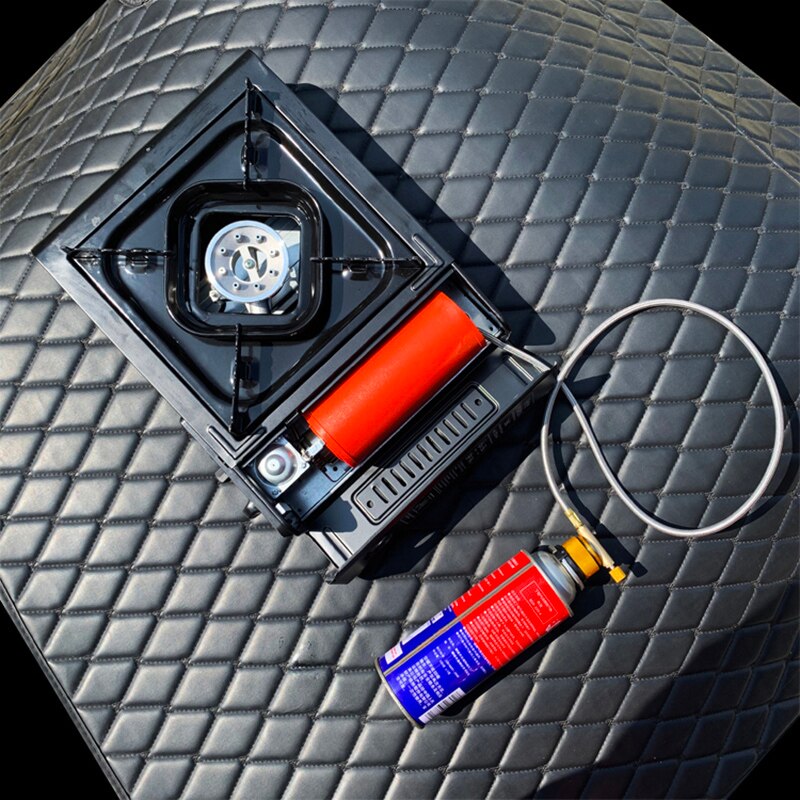 Equipo de Camping Cassette horno tipo horno adaptador de conector Convertidor para cocina de acampada estufa de Camping pícnic quemador de Gas